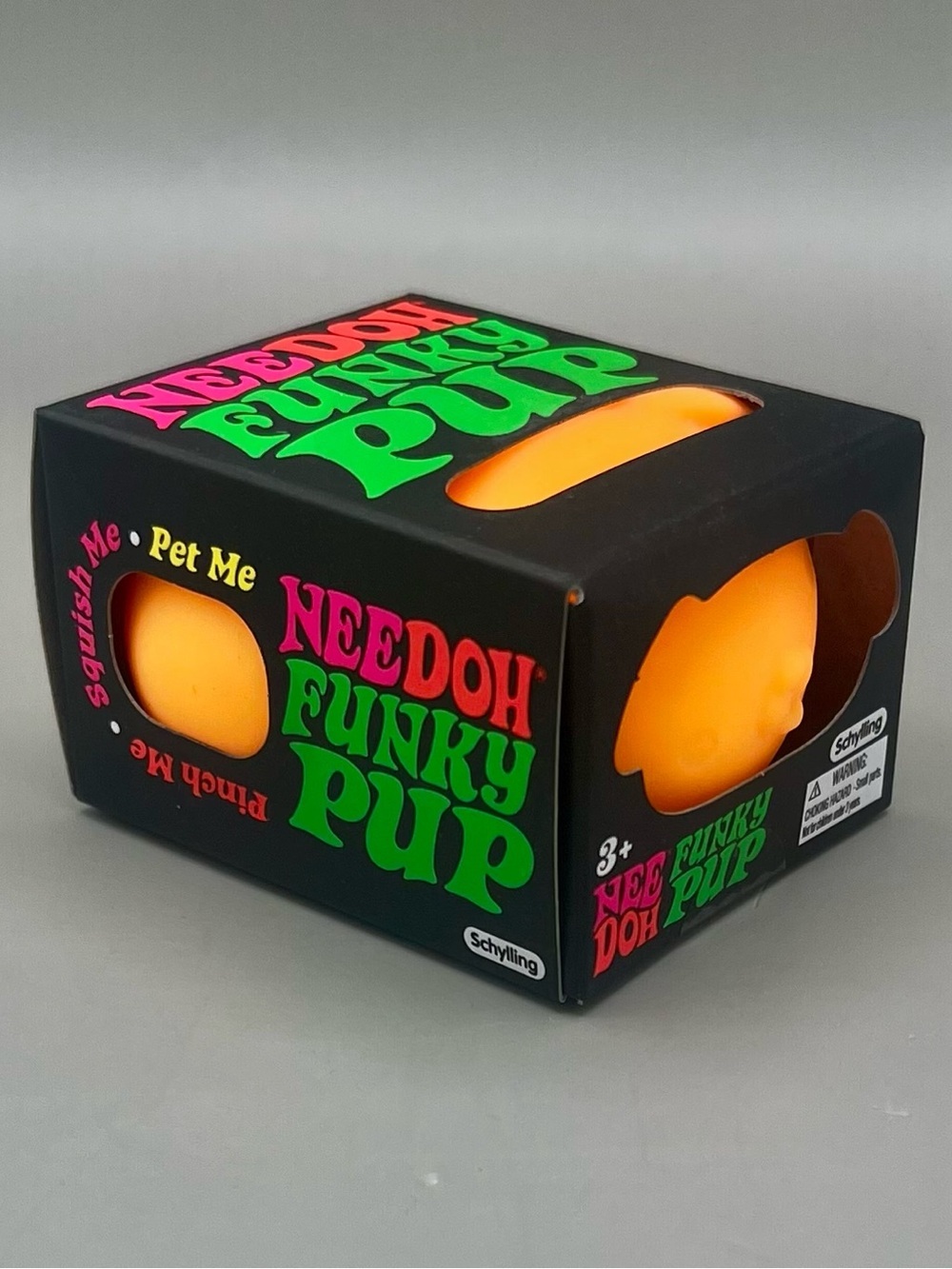 Authentic NEEDOH  “Funky Pup” Orange 🧡Soft Squishy Sensory Toy VIRAL New - Picture 7 of 11